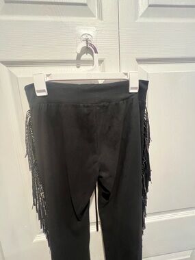 Young Fabulous & Broke Black Ribbed-Waist Pull-On Pants